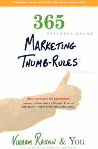 Cover of 365 Personal Brand Marketing Thumb-Rules