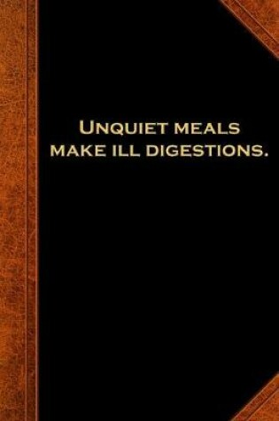 Cover of 2020 Daily Planner Shakespeare Quote Unquiet Meals Make Ill Digestions 388 Pages