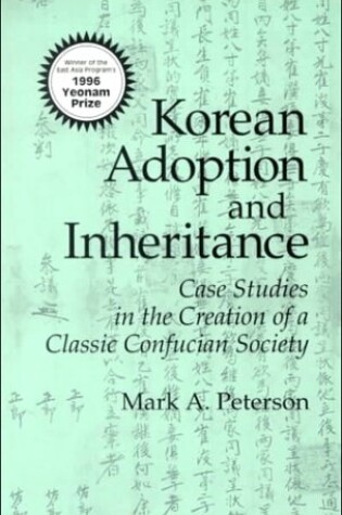 Cover of Korean Adoption and Inheritance