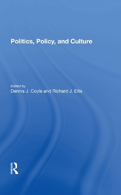 Book cover for Politics, Policy, And Culture