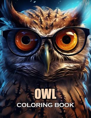 Book cover for Owl Coloring Book