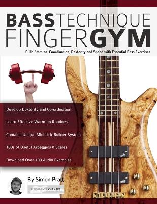 Book cover for Bass Technique Finger Gym