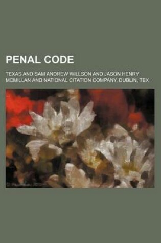 Cover of Penal Code