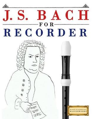 Book cover for J. S. Bach for Recorder