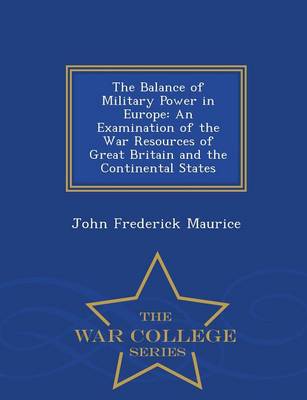 Book cover for The Balance of Military Power in Europe