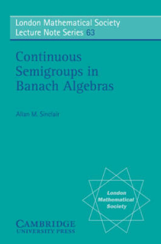 Cover of Continuous Semigroups in Banach Algebras