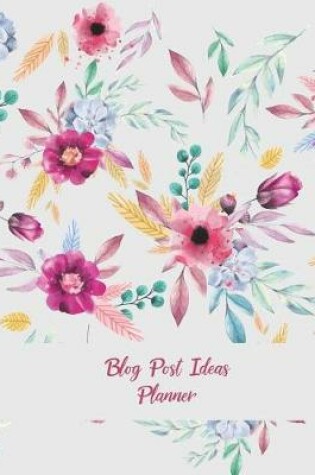 Cover of Blog Post Ideas Planner