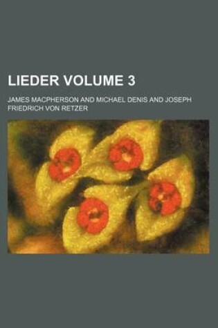 Cover of Lieder Volume 3