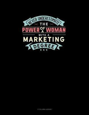 Cover of Never Underestimate The Power Of A Woman With A Marketing Degree