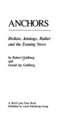 Cover of Anchors Goldberg R