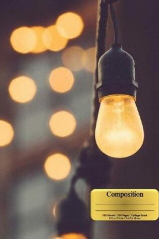 Cover of Lightbulb Bright Ideas Composition Notebook, Narrow Ruled