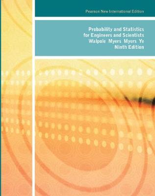 Book cover for Probability and Statistics for Engineers and Scientists (Subscription)