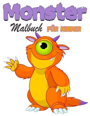 Book cover for Monster Malbuch für Kinder