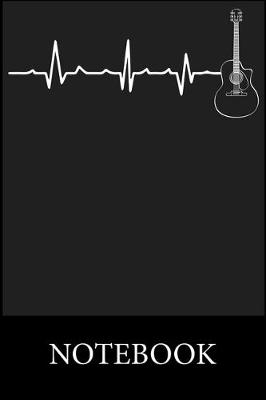 Book cover for Guitar Heart Beat Notebook
