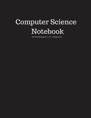 Book cover for Computer Science Notebook 200 Sheet/400 Pages 8.5 X 11 In.-College Ruled