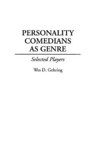 Cover of Personality Comedians as Genre