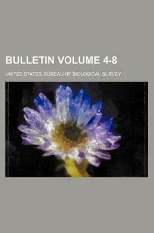 Cover of Bulletin Volume 4-8