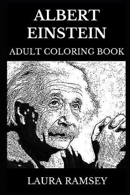 Book cover for Albert Einstein Adult Coloring Book