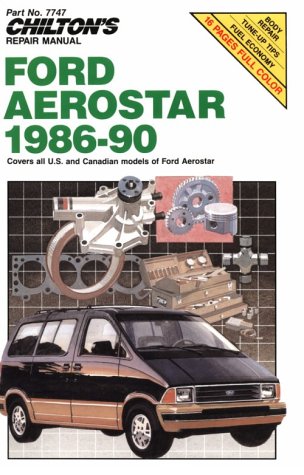 Book cover for Ford Aerostar 1986-90