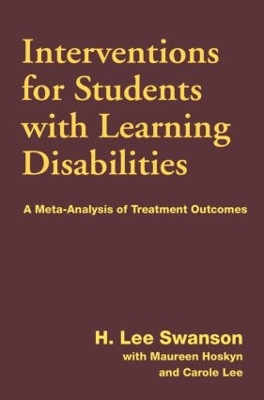 Book cover for Interventions for Students with Learning Difficulties