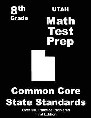 Book cover for Utah 8th Grade Math Test Prep