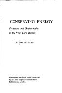 Book cover for Conserving Energy