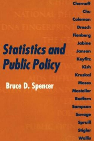 Cover of Statistics and Public Policy