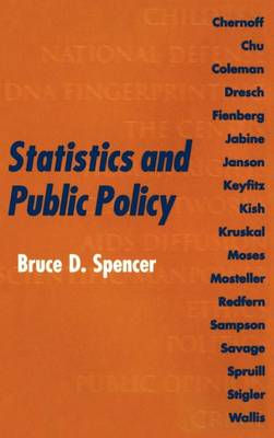 Cover of Statistics and Public Policy