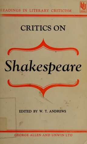 Cover of Critics on Shakespeare