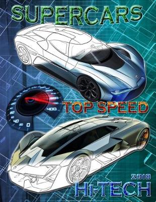 Book cover for Supercars top speed 2018.