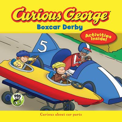Book cover for Curious George Boxcar Derby