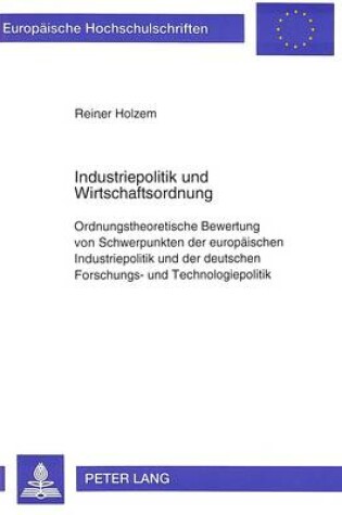 Cover of Industriepolitik Und Wirtschaftsordnung