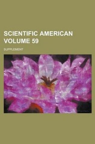 Cover of Scientific American; Supplement Volume 59