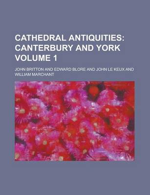 Book cover for Cathedral Antiquities Volume 1