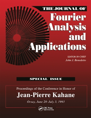 Book cover for Journal of Fourier Analysis and Applications Special Issue