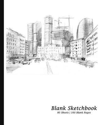 Book cover for Blank Artist Sketchbook- City Life Cover