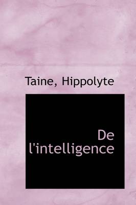 Book cover for de L'Intelligence