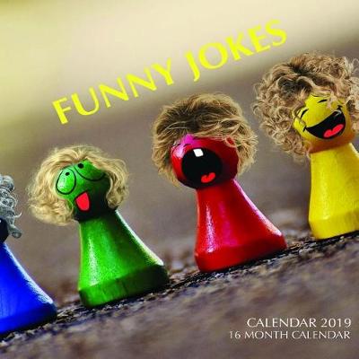 Book cover for Funny Jokes Calendar 2019