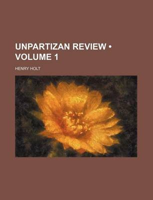 Book cover for Unpartizan Review (Volume 1)