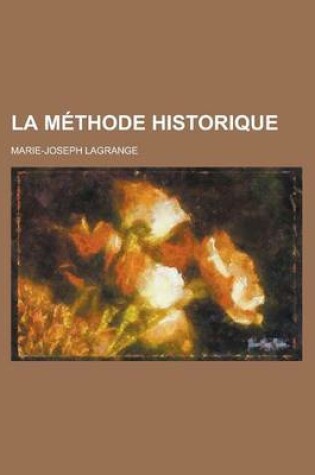 Cover of La Methode Historique