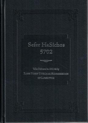 Book cover for Sefer Hasichos 5702 - English