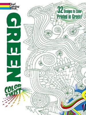 Book cover for COLORTWIST -- Green Coloring Book