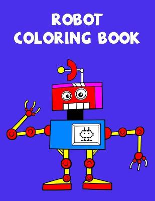 Book cover for Robot Coloring Book