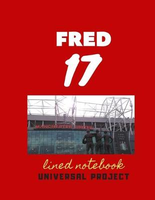 Book cover for 17 FRED lined notebook