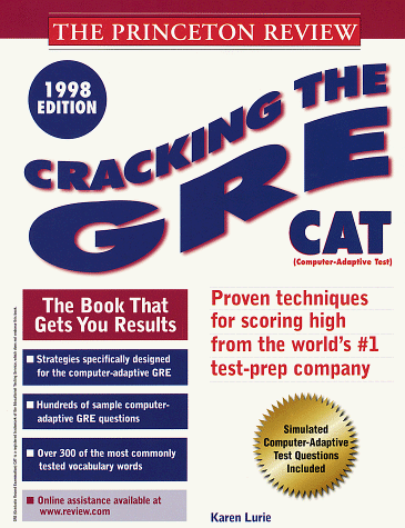 Book cover for Cracking the Gre Cat '98