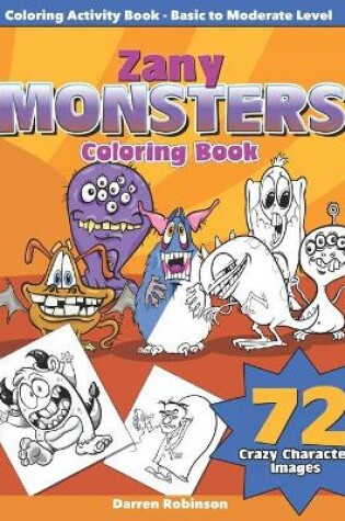 Cover of Zany Monsters Coloring Book