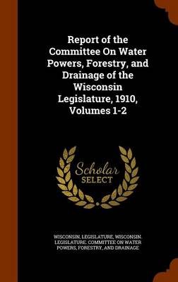 Book cover for Report of the Committee on Water Powers, Forestry, and Drainage of the Wisconsin Legislature, 1910, Volumes 1-2