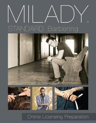 Book cover for Milady Online Licensing Prep, 2 terms (12 months) Printed Access Card  for Milady's Standard Professional Barbering