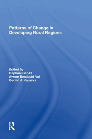 Cover of Patterns Of Change In Developing Rural Regions