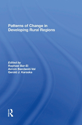 Book cover for Patterns Of Change In Developing Rural Regions